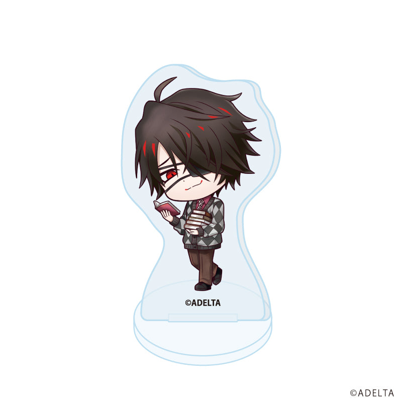 (1BOX=11)(Goods - Acrylic Stand) Owen (Ooe)  Acrylic Petit Stand 04 School Ver. (Chibi Art)