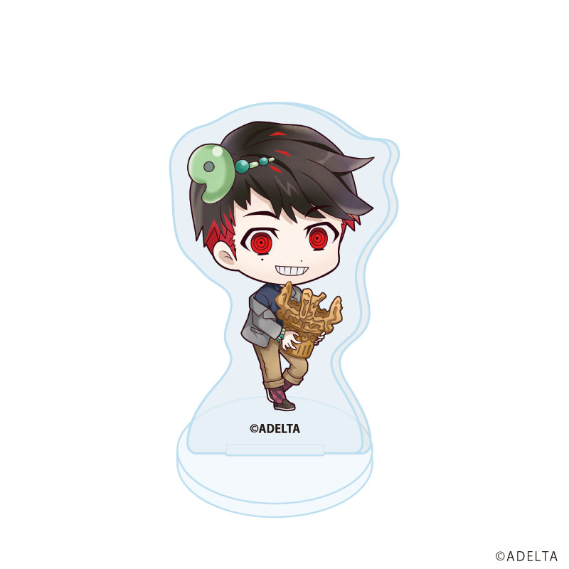 (1BOX=11)(Goods - Acrylic Stand) Owen (Ooe)  Acrylic Petit Stand 04 School Ver. (Chibi Art)