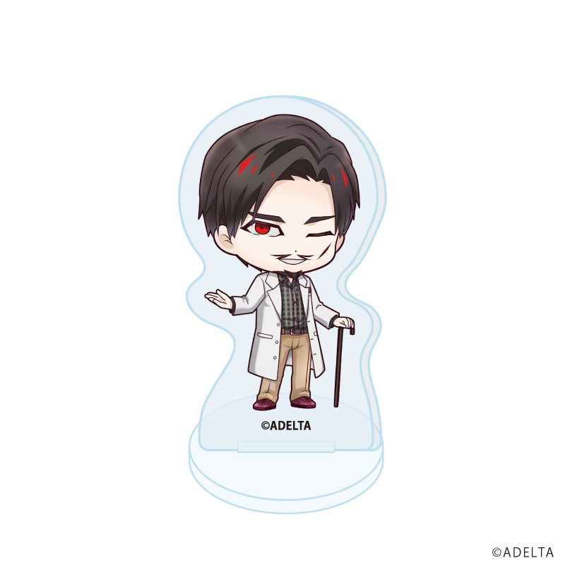 (1BOX=11)(Goods - Acrylic Stand) Owen (Ooe)  Acrylic Petit Stand 04 School Ver. (Chibi Art)