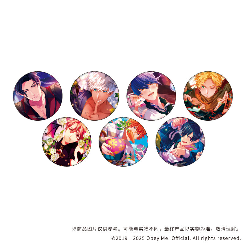 (1BOX=7)(Goods - Badge) Button Badge Obey Me! 06 (7 Types Total)(Official Art)