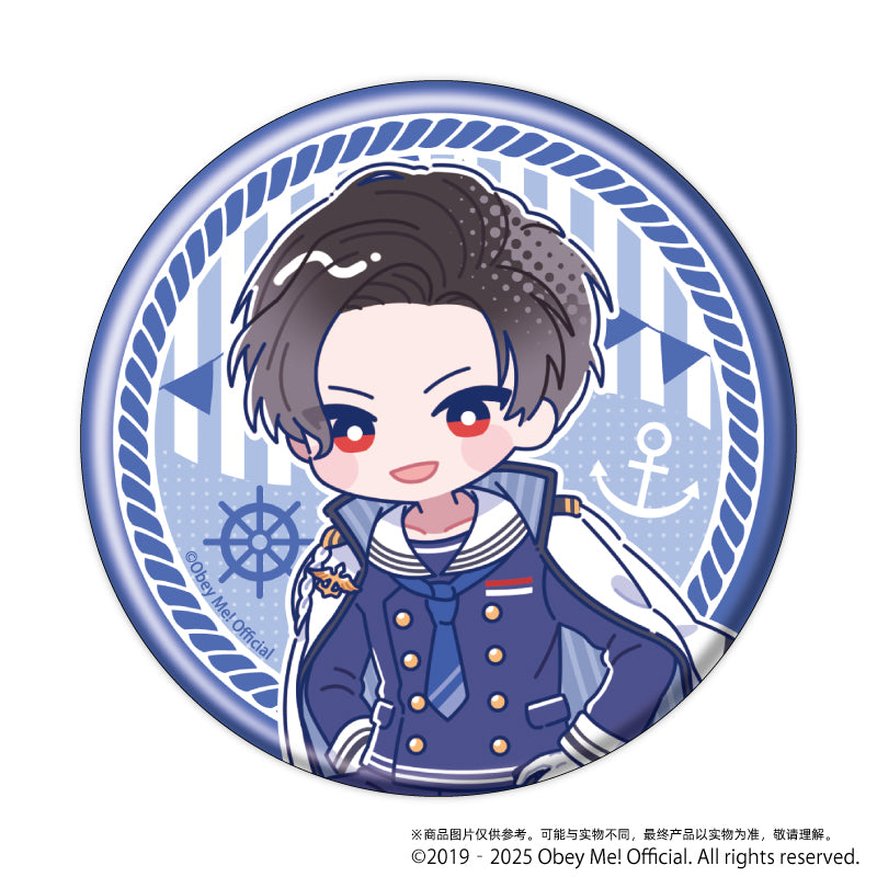 (1BOX=7)(Goods - Badge) Obey Me! Button Badge 12 - Marine Sailor Ver. (Candy Art)