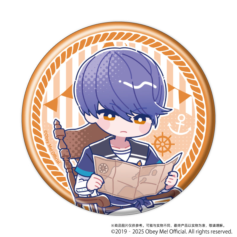 (1BOX=7)(Goods - Badge) Obey Me! Button Badge 12 - Marine Sailor Ver. (Candy Art)