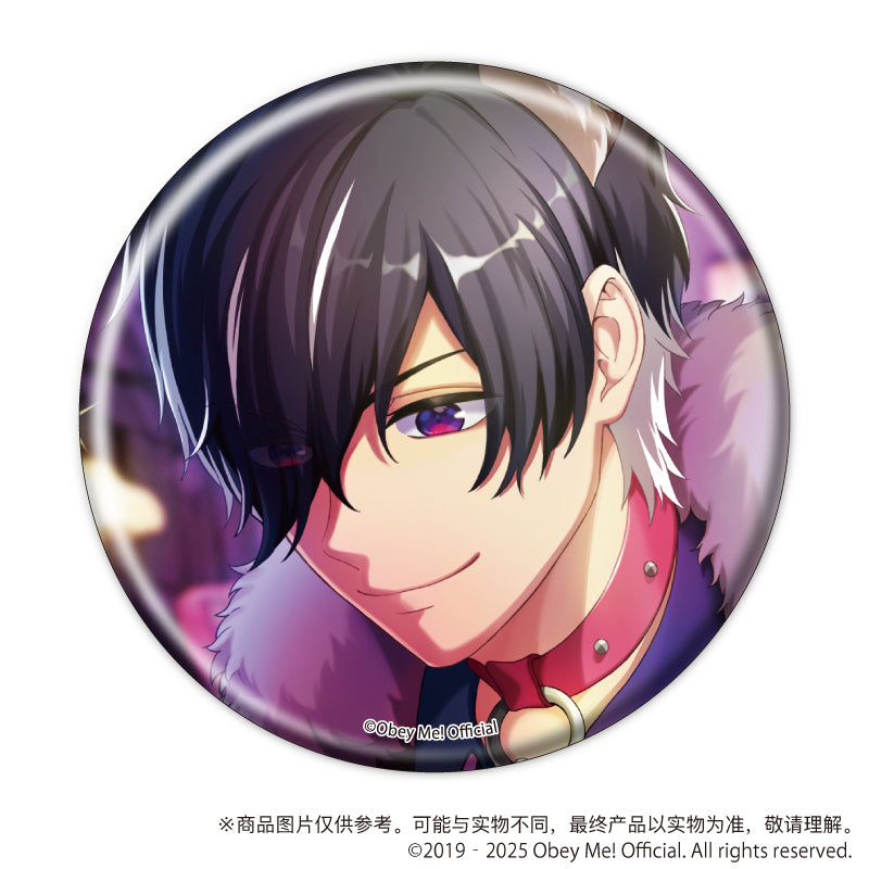 (1BOX=7)(Goods - Badge) Obey Me! Nightbringer Button Badge 13 (Official Art)