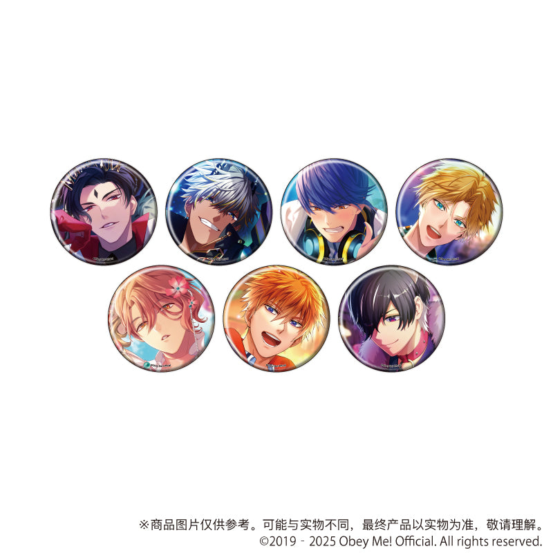 (1BOX=7)(Goods - Badge) Obey Me! Nightbringer Button Badge 13 (Official Art)