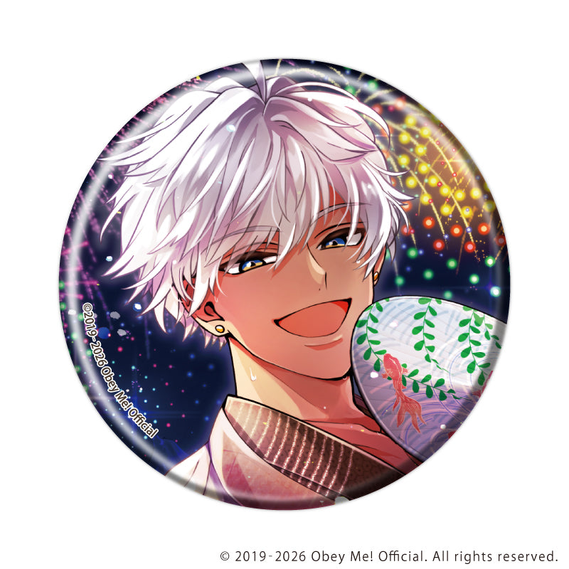 (1BOX=7)(Goods - Badge) Obey Me! Nightbringer Button Badge 30 (Official Art)