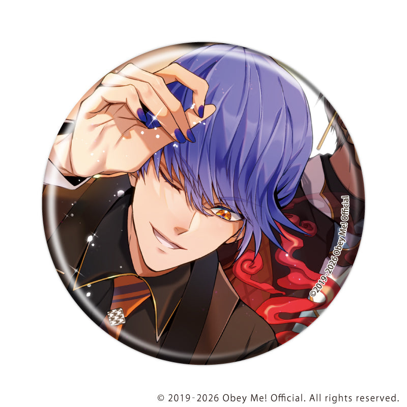 (1BOX=7)(Goods - Badge) Obey Me! Nightbringer Button Badge 30 (Official Art)