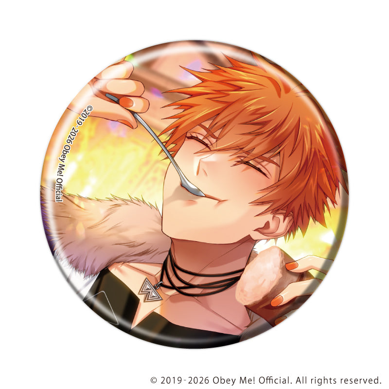 (1BOX=7)(Goods - Badge) Obey Me! Nightbringer Button Badge 30 (Official Art)