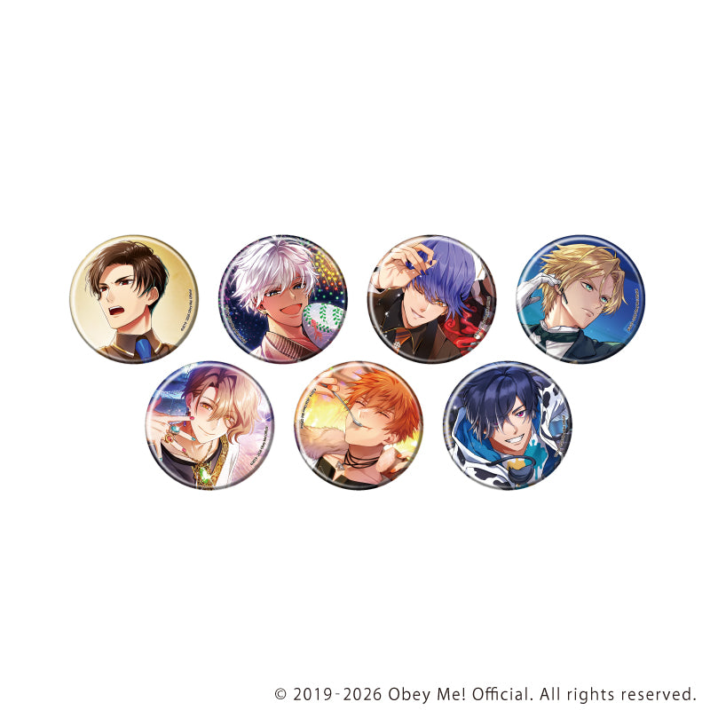 (1BOX=7)(Goods - Badge) Obey Me! Nightbringer Button Badge 30 (Official Art)