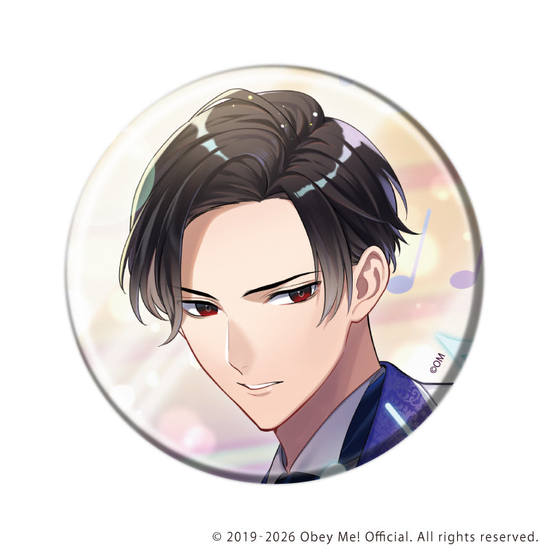(1BOX=7)(Goods - Badge) Obey Me! Nightbringer Badge 46 (Official Art)