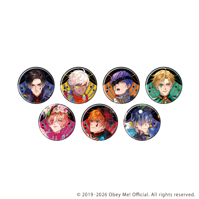 (1BOX=7)(Goods - Badge) Obey Me! Nightbringer Button Badge 48 (feat. Exclusive Art)