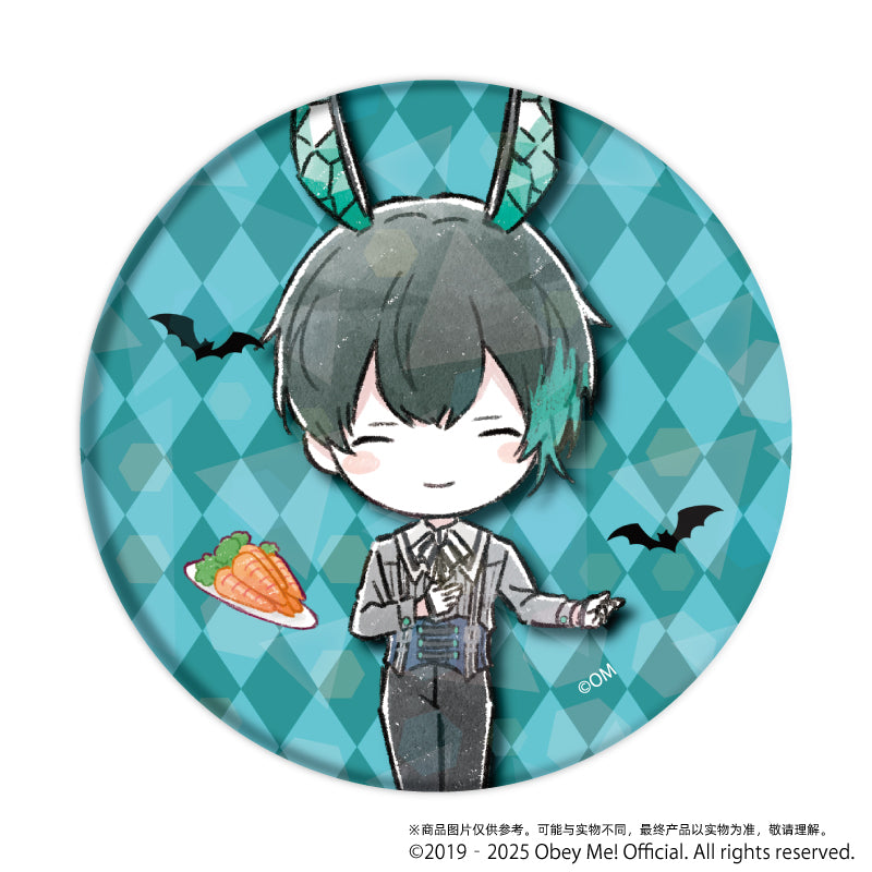 (1BOX=5)(Goods - Badge) Obey Me! Holographic Button Badge (65mm) 10 Bunny ver. (GraffArt)