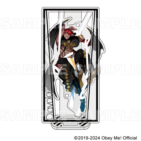 (Goods - Pop Stand) Obey Me! Acrylic Frame Stand 15. Diavolo (from Artbook Japanese ver.)