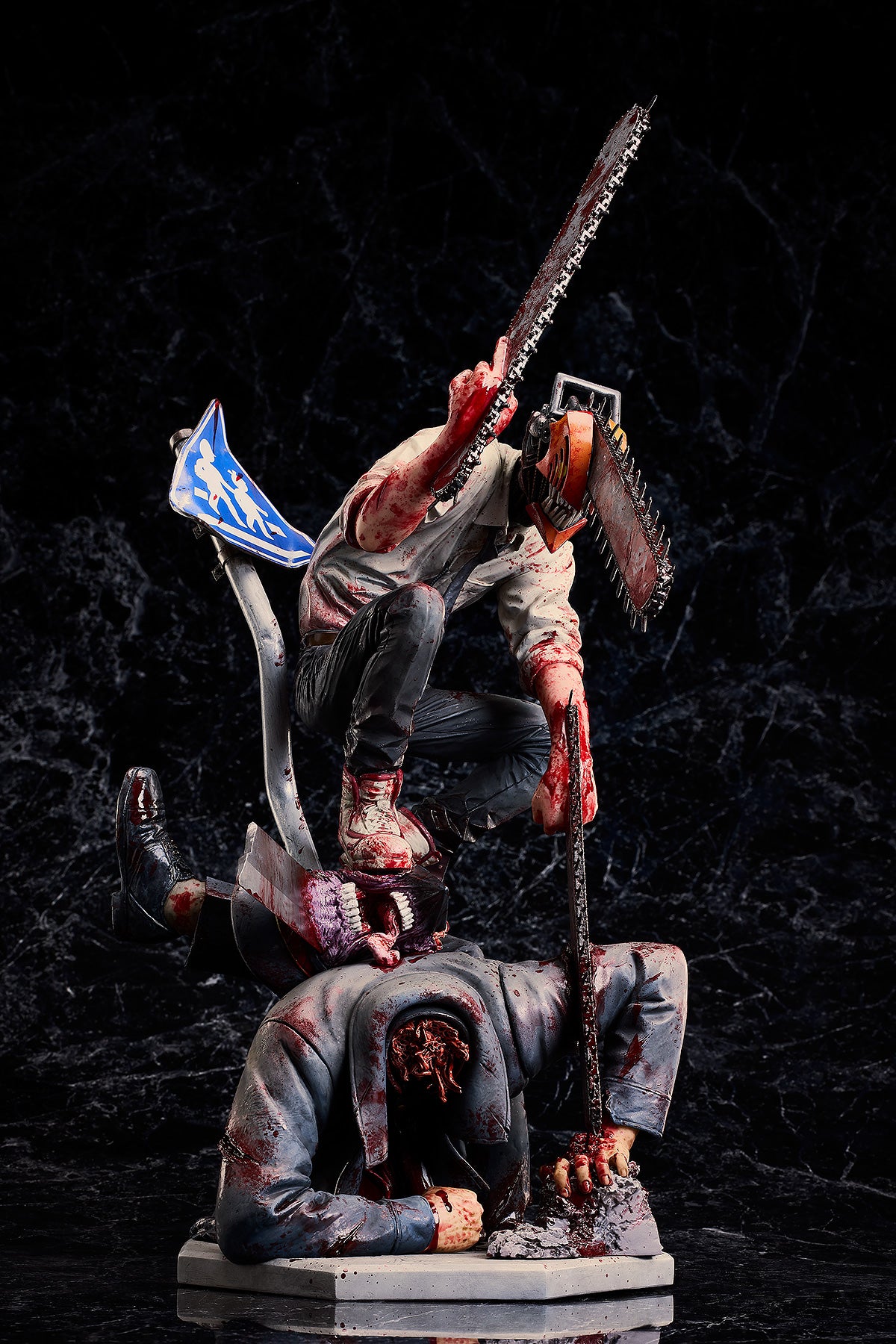 (Figure) [MAPPA x A・DIMENSION] "Chainsaw Man" Chainsaw Man - Ver. TAKAYUKI TAKEYA - 1/6 Complete Figure