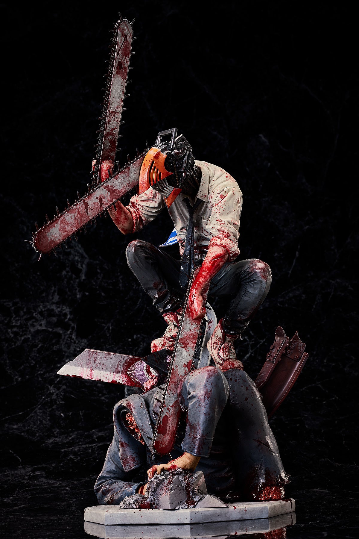 (Figure) [MAPPA x A・DIMENSION] "Chainsaw Man" Chainsaw Man - Ver. TAKAYUKI TAKEYA - 1/6 Complete Figure