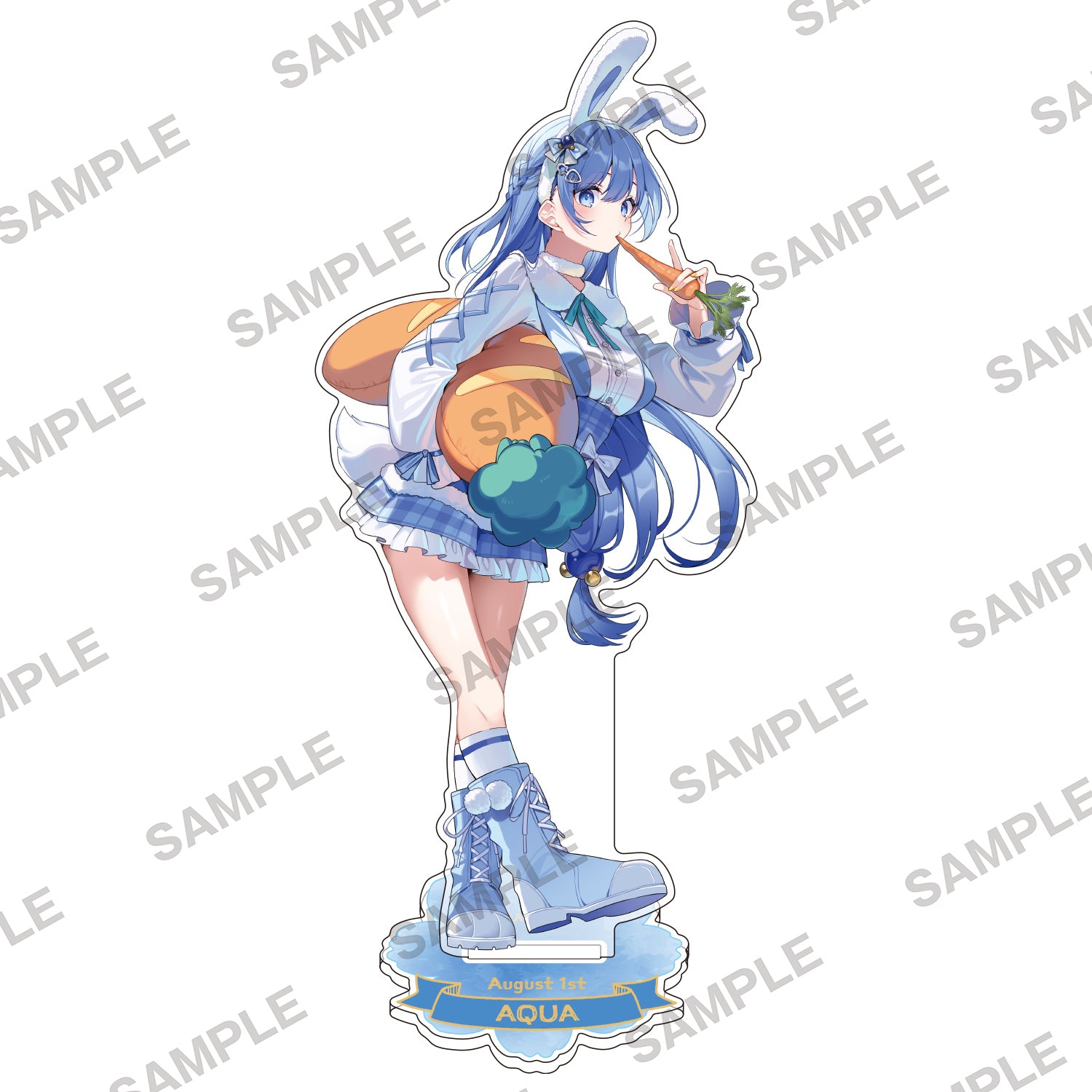 (Goods - Acrylic Stand) KonoSuba: God’s Blessing on This Wonderful World! Birthday Celebration 2025: Newly Drawn Acrylic Stand (Aqua)