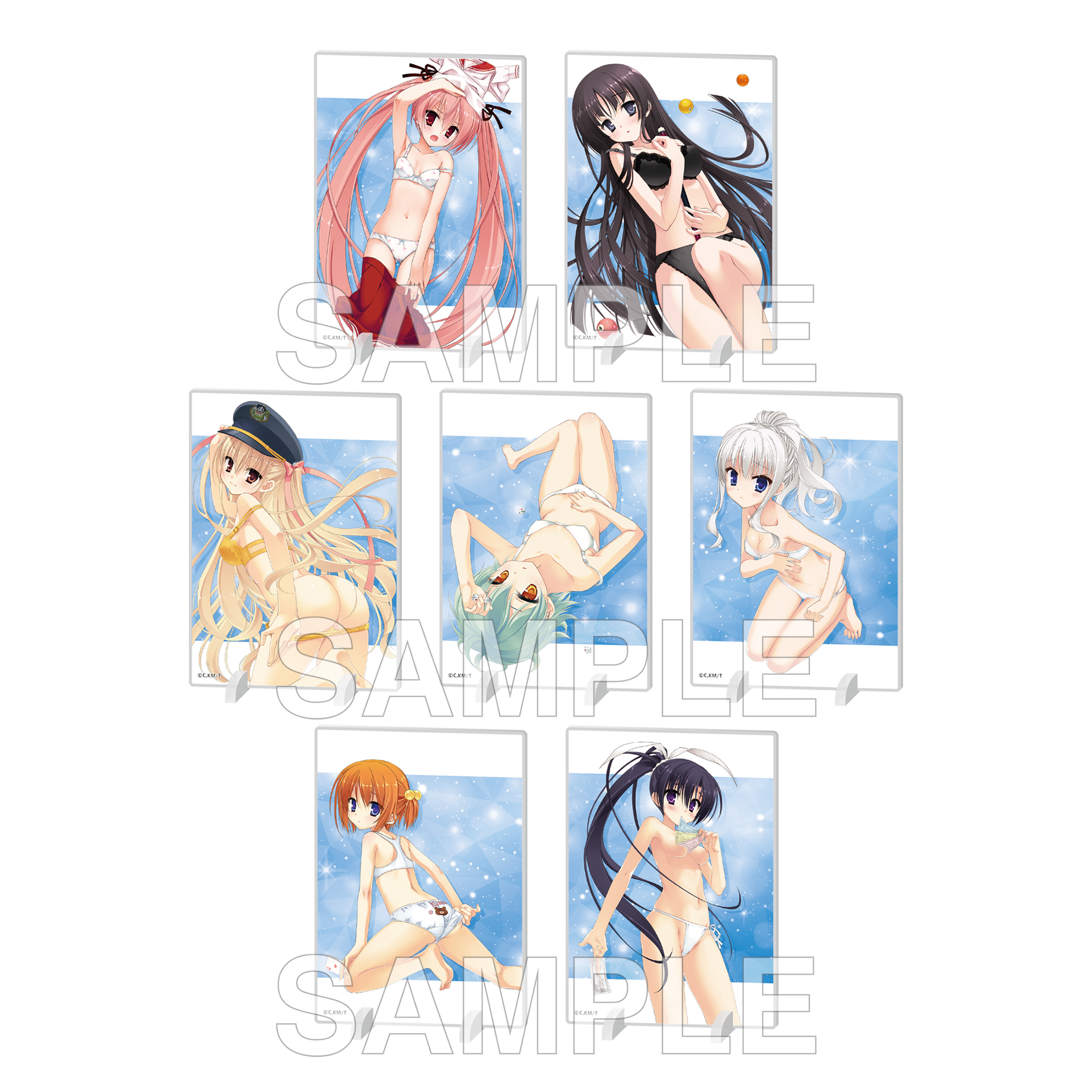 (1BOX=7)(Goods - Acrylic Stand) Aria the Scarlet Ammo Trading Mini Acrylic Stand Panel - Anime Adaptation 15th Anniversary Ver. B PACK