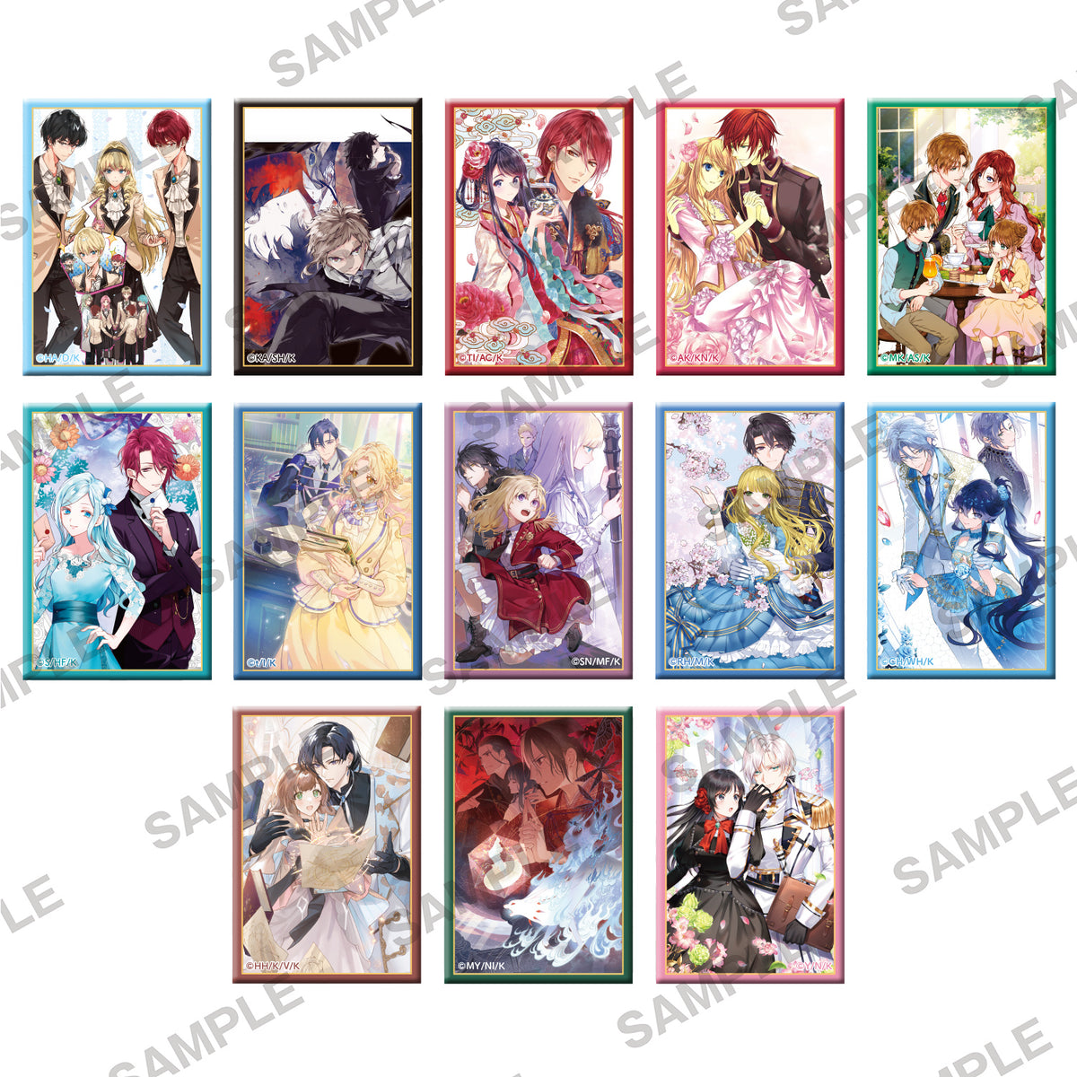 [※Blind](Goods - Badge) Kadokawa Beans Bunko 25th Anniversary Celebration Tradable Square Tin Badge