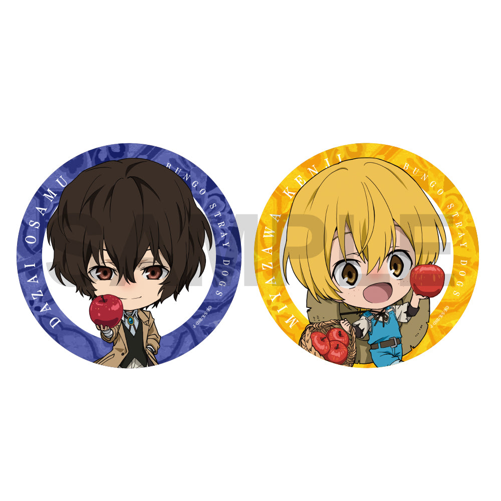 (Goods - Badge) Bungo Stray Dogs Traditional Japanese Paper-style Big Tin Badge Set Nebuta Festival 2026 Ver.