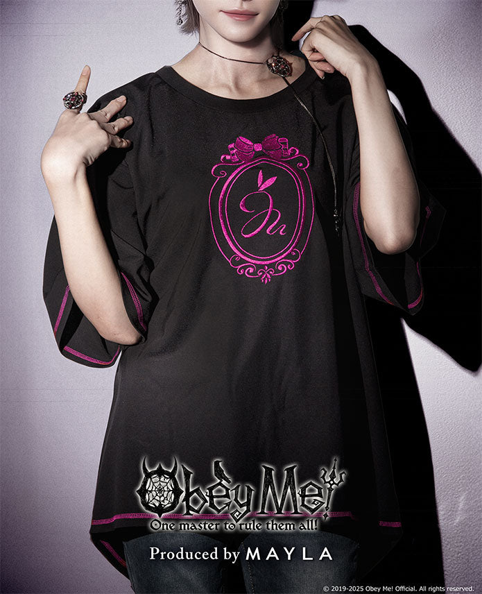 (Goods - Shirt) Obey Me! ICONIQUE RIBBON-T [Asmodeus]