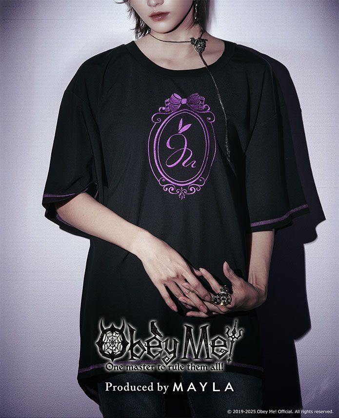 (Goods - Shirt) Obey Me! ICONIQUE RIBBON-T [Belphegor]