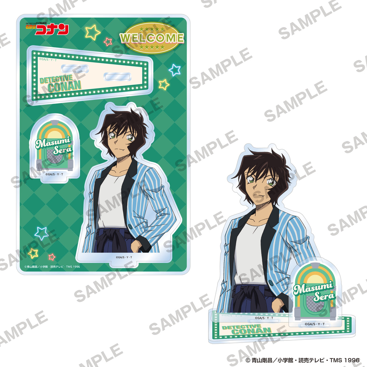 (Goods - Acrylic Stand)  Detective Conan Diorama Acrylic Stand - American Oldies Ver. Masumi Sera