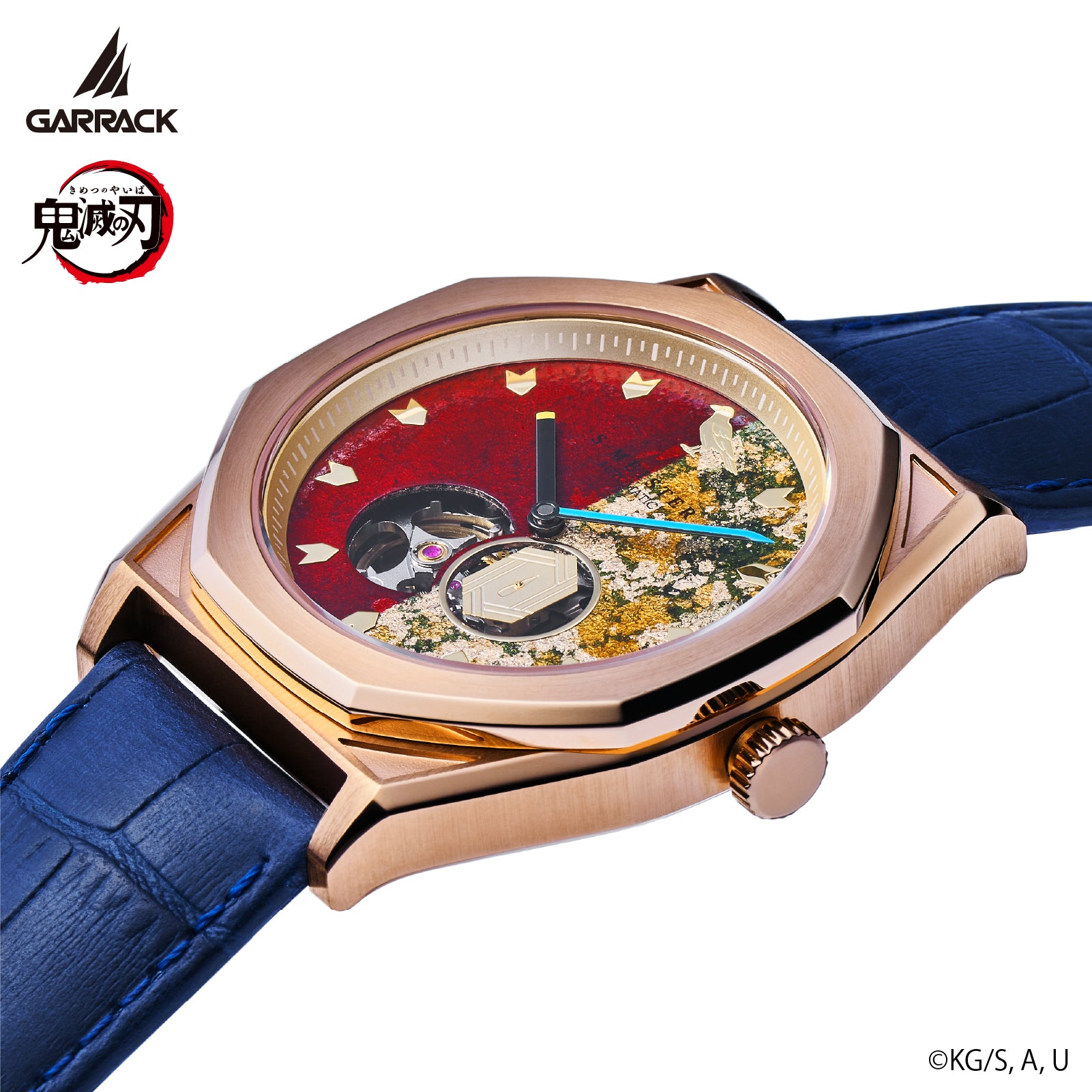 (Goods - Timepiece) Demon Slayer: Kimetsu no Yaiba Anime S-MEISTER Collaboration Mechanical Watch - Giyu Tomioka Model