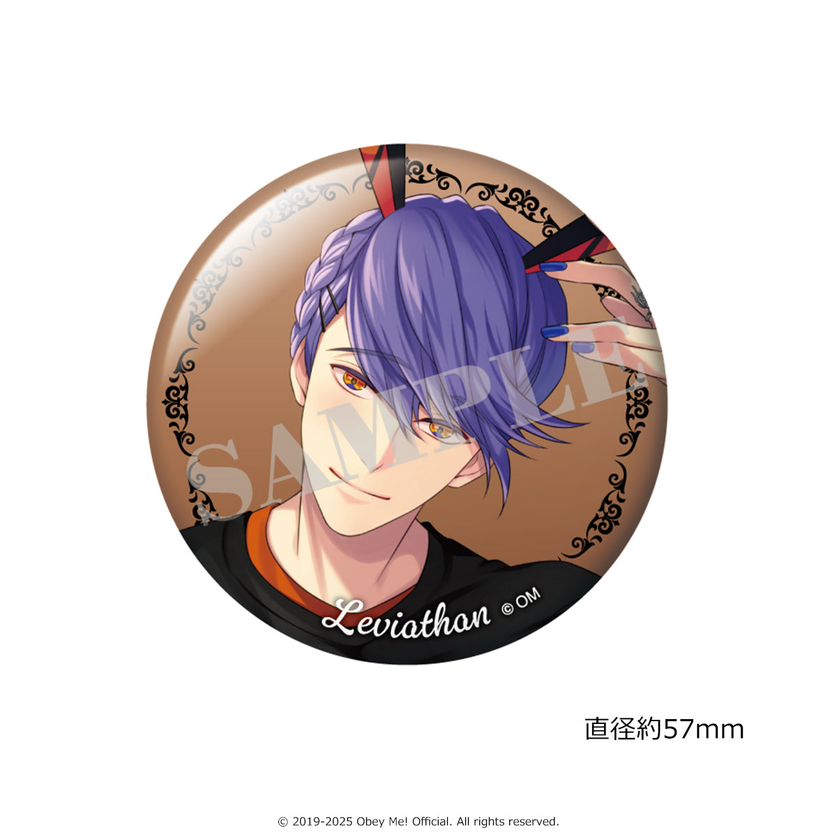 [※Blind](Goods - Badge) Obey Me! ICONIQUE TRADING BUTTON BADGE [1 Random]