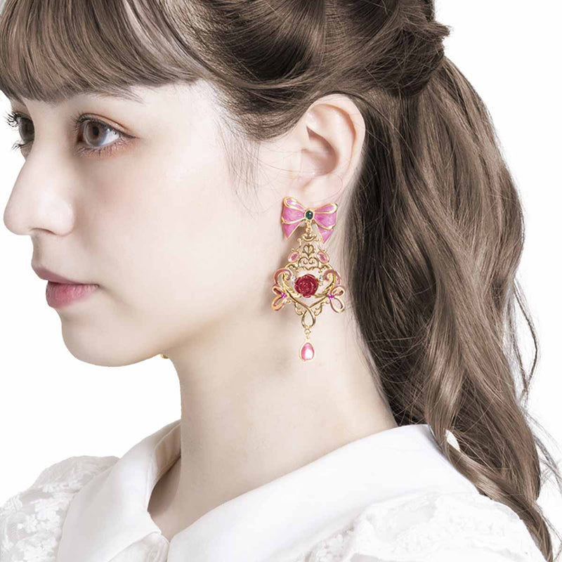 (Goods - Accessory) THE ROSE OF VERSAILLES ICONIQUE Ear Objet Marie Antoinette - Clip-On Earring