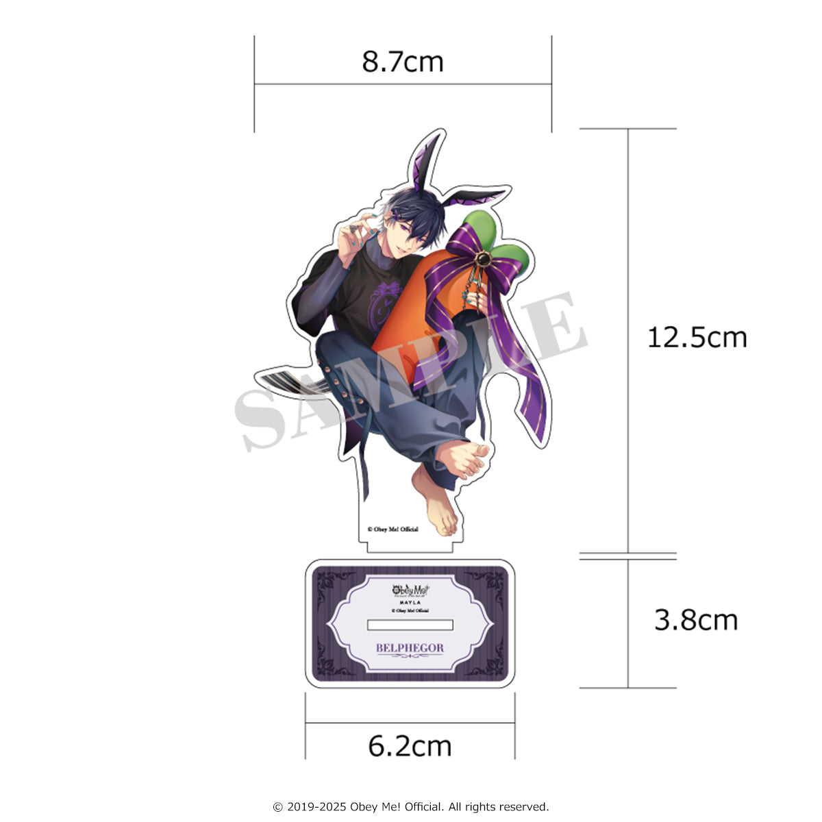 (Goods - Acrylic Stand) Obey Me! ICONIQUE ACRYLIC STAND [Belphegor]