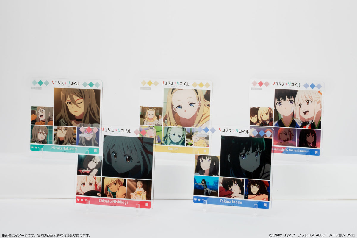 (Goods - Acrylic Stand) Lycoris Recoil TV Anime Series Chara in Stand - Chisato Nishikigi & Takina Inoue