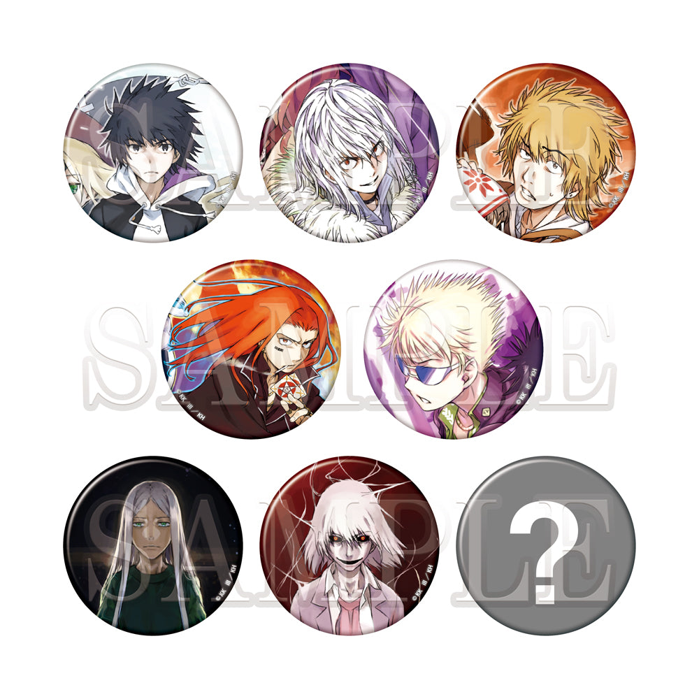 [※Blind](1BOX=3)(Goods - Badge) [Overseas Re-release Edition] A Certain Magical Index 20th Anniversary Tradable Tin Badges (A Total of 8 Types) - Ver. A