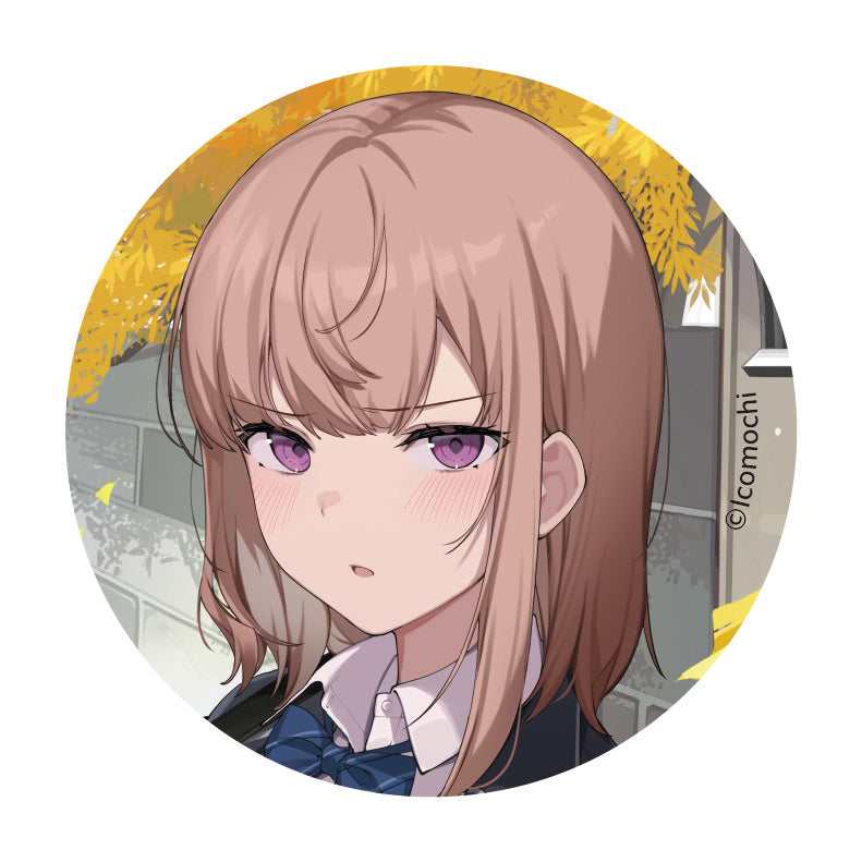 (1BOX=6)(Goods - Badge) Hot Sweet ASMR With Kuudere Bunny Girls: You May Be A Customer, But You're Special - Aoi-chan & Natsume-sempai Trading Button Badge [Icomochi Pop Up Merch at animate]