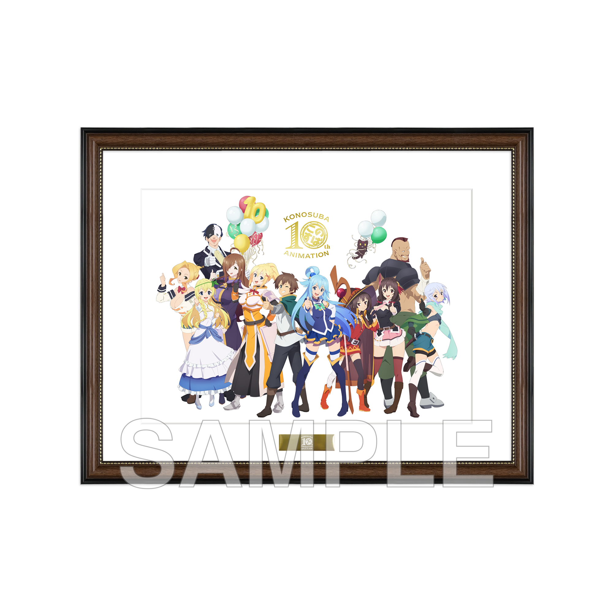 (Goods - Art Print) KONOSUBA -God's Blessing on This Wonderful World! 4 Art Print - Anime Broadcast 10th Anniversary Ver.