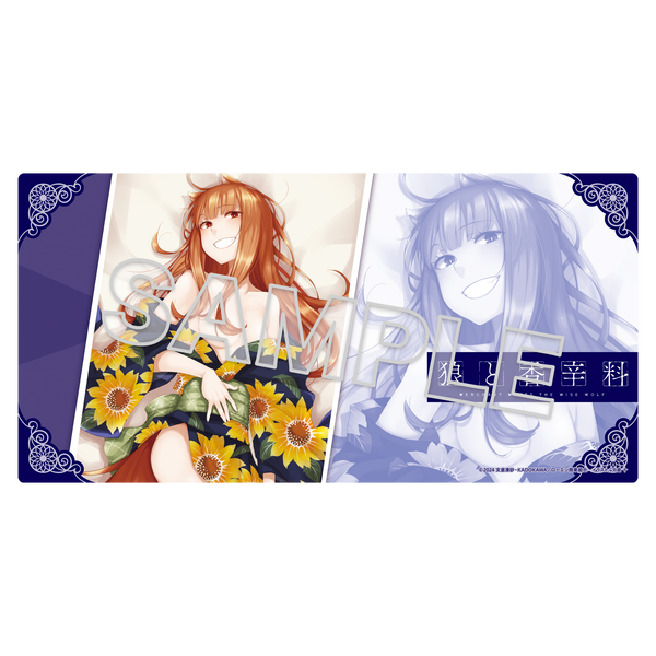 (Goods - Mat) Spice and Wolf MERCHANT MEETS THE WISE WOLF Rubber Playmat Holo Beautiful in a Yukata