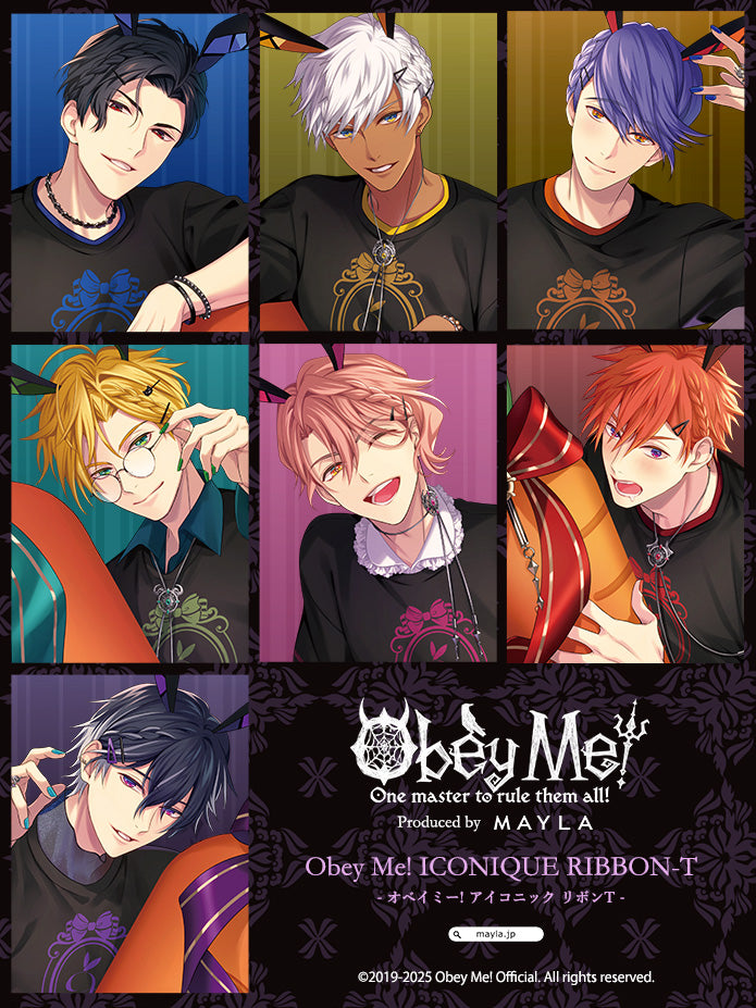 (Goods - Shirt) Obey Me! ICONIQUE RIBBON-T [Leviathan]