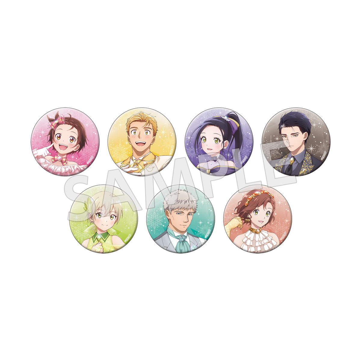 (1BOX=7)(Goods - Badge) Medalist Tradable Glimmering Tin Badge - Special Exhibition 2026 Ver. PACK