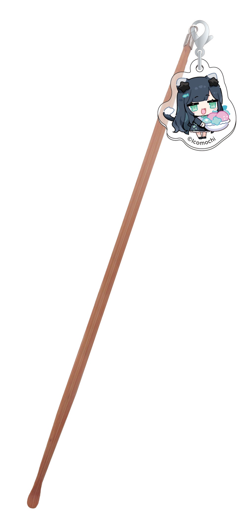 (Goods - Accessory) Super Clingy Cat-Eared Twin Trouble♡ASMR - Earpick w/ Mikuro Charm [Icomochi Pop Up Merch at animate]