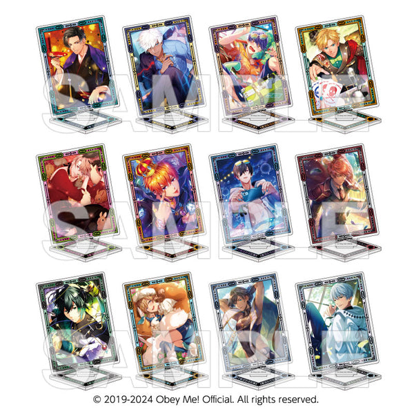(1BOX=12)(Goods - Stand Pop) Obey Me! Card Art Acrylic Stand Vol.2