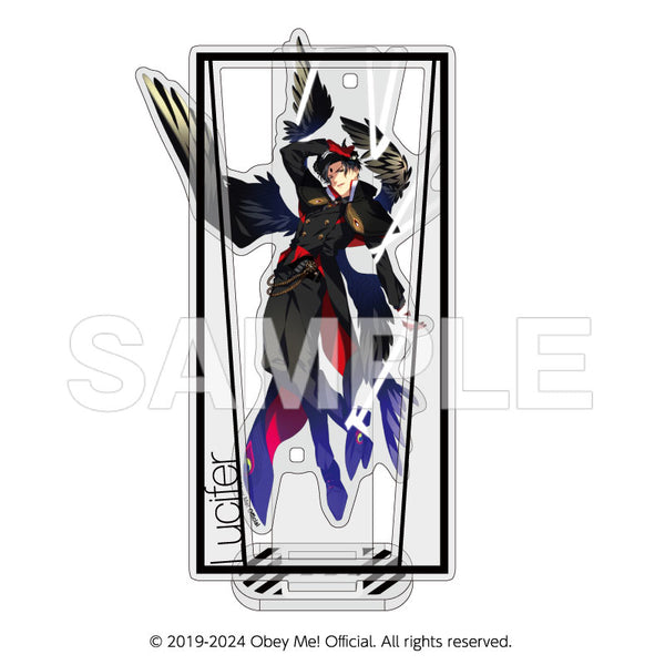 (Goods - Stand Pop) Obey Me! Acrylic Frame Stand 01. Lucifer (from Artbook Japanese ver.)