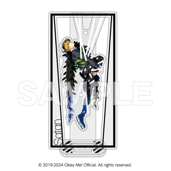 (Goods - Stand Pop) Obey Me! Acrylic Frame Stand 04. Satan (from Artbook Japanese ver.)