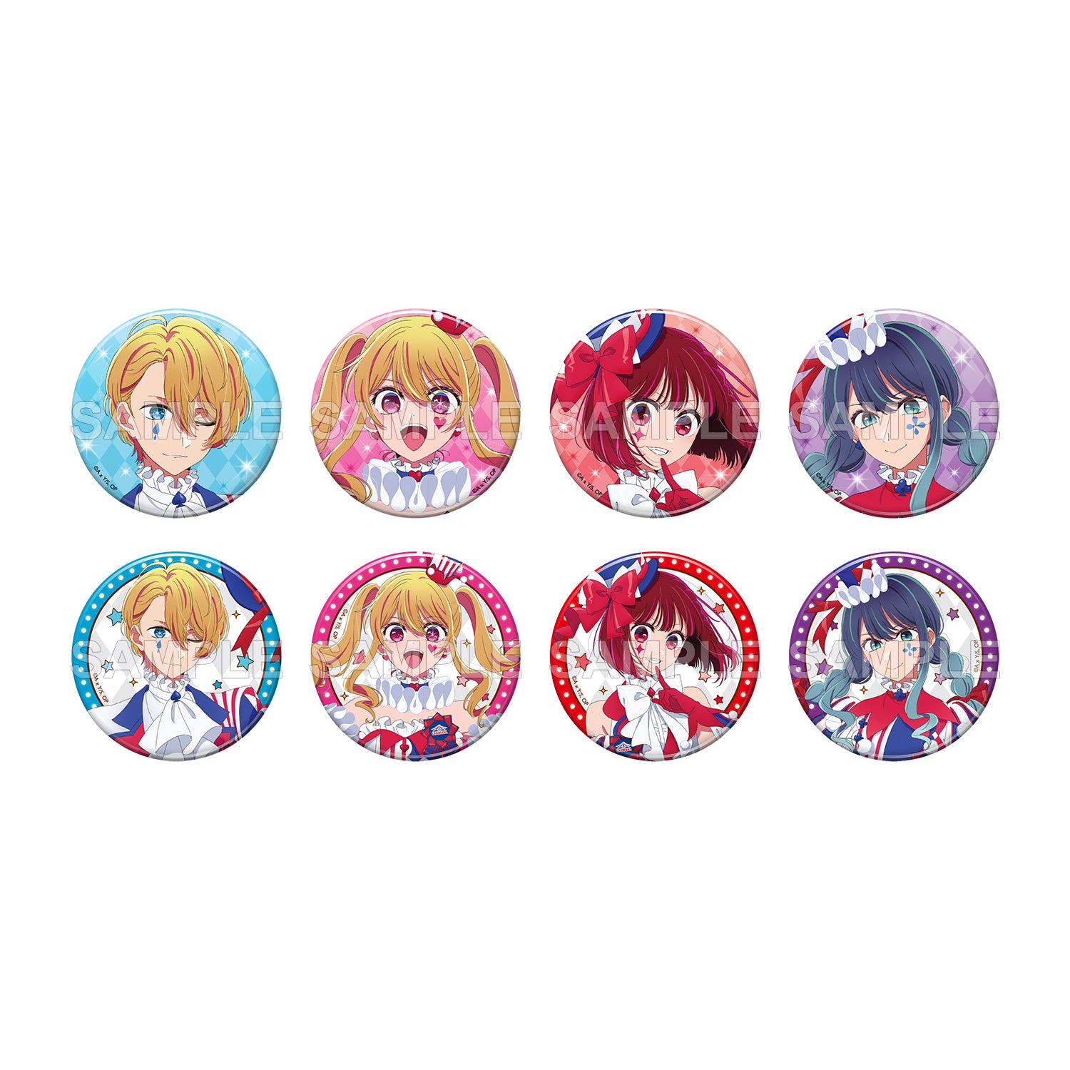 (1BOX=8)(Goods - Badge) Oshi no Ko Tradable Tin Badge CARNIVAL ver. PACK