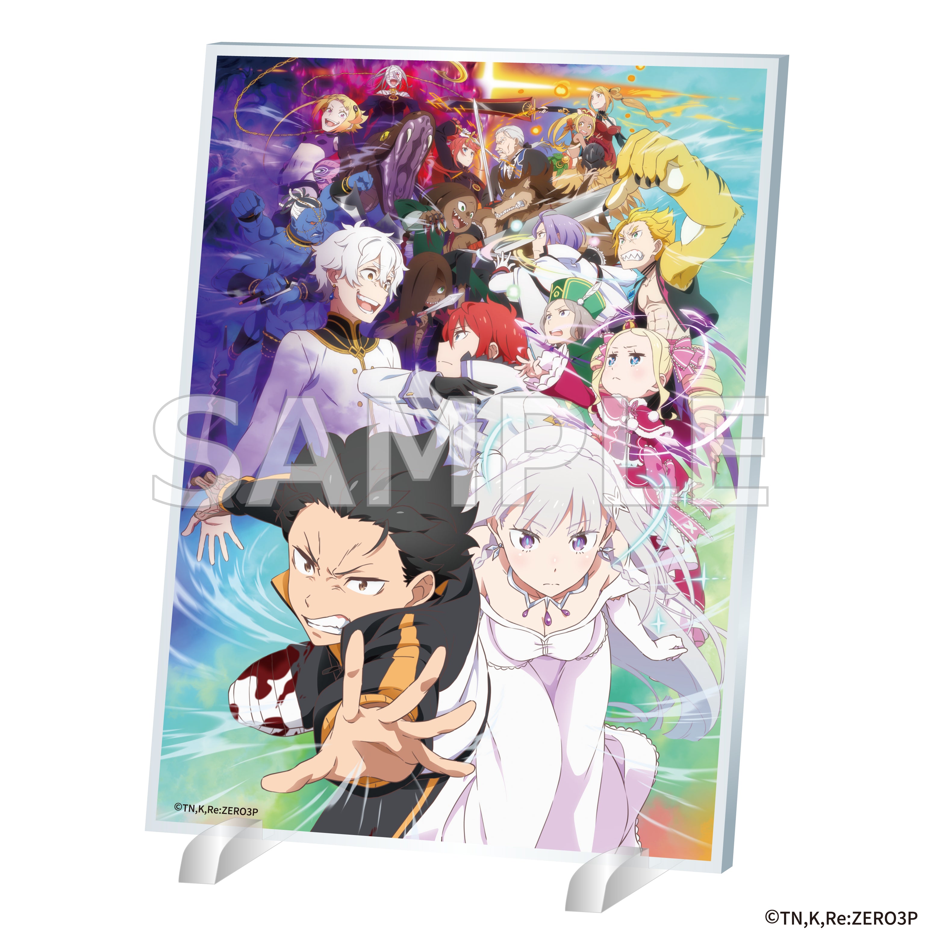 (Goods - Acrylic Panel) Re:Zero − Starting Life in Another World 3rd Season Acrylic Panel - Counterattack Arc Ver.