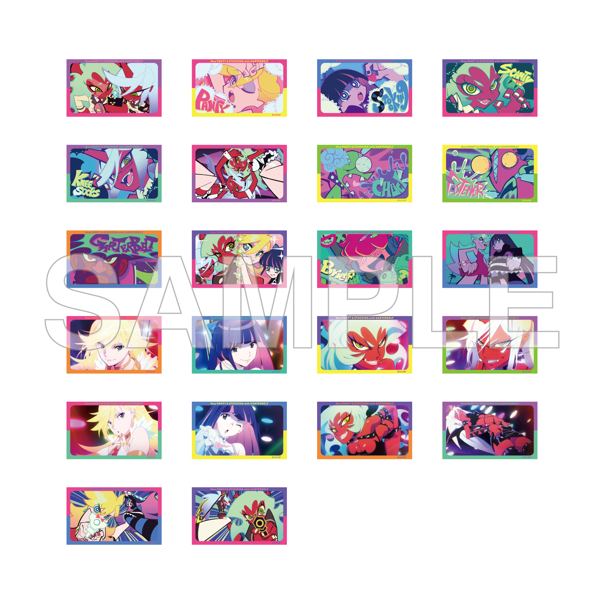 (1BOX=11)(Goods - Card) New PANTY ＆ STOCKING with GARTERBELT Mini Photo-style Illustrations Collection A PACK