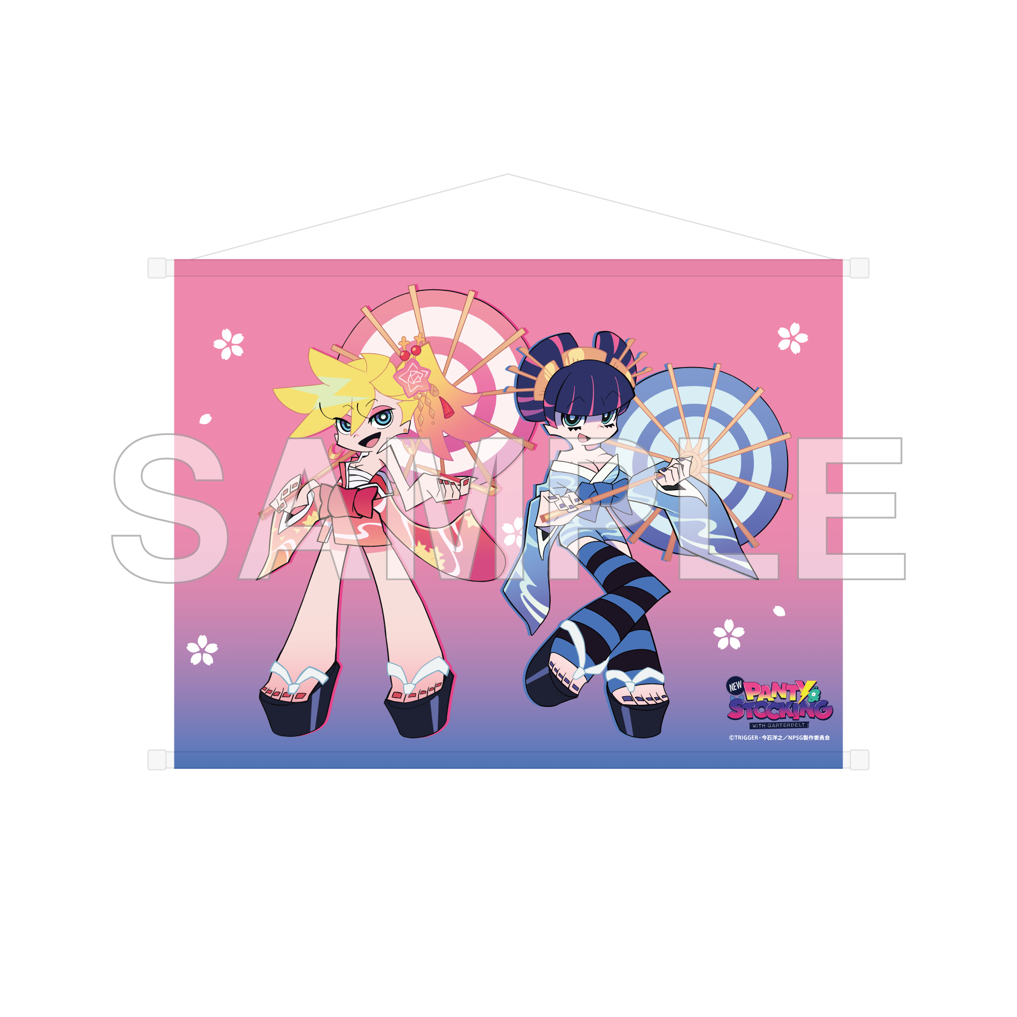 (Goods - Tapestry) New PANTY ＆ STOCKING with GARTERBELT B2-sized Tapestry Japanese Outfit Ver.