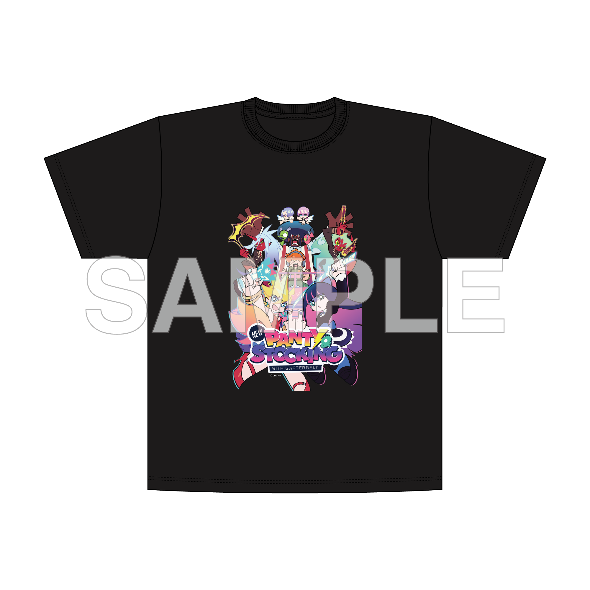 (Goods - Shirt) New PANTY ＆ STOCKING with GARTERBELT T-shirt Key Visual Ver.