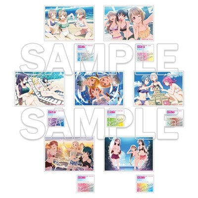 [※Blind](1BOX=3)(Goods - Card) Love Live! Series Tradable Acrylic Card with Stand Beach Girls Ver.