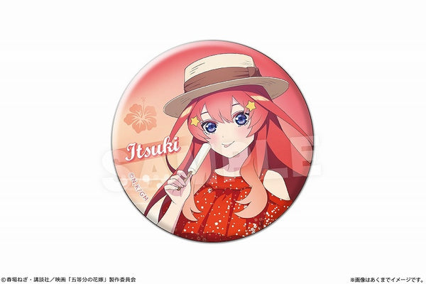 (Goods - Badge) The Quintessential Quintuplets Movie Button Badge Beach Date Ver. 05 Itsuki Nakano