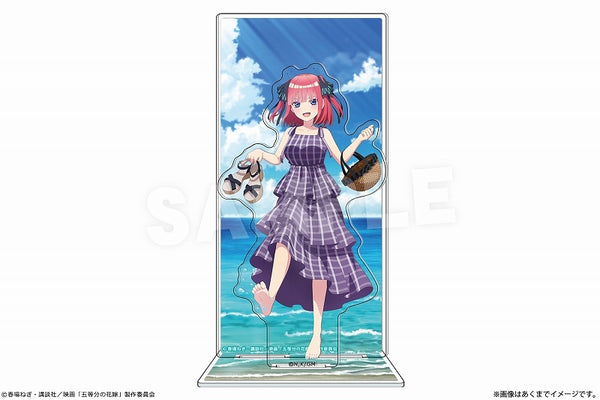 (Goods - Stand Pop) The Quintessential Quintuplets Movie Diorama Acrylic Figure Beach Date Ver. 02 Nino Nakano