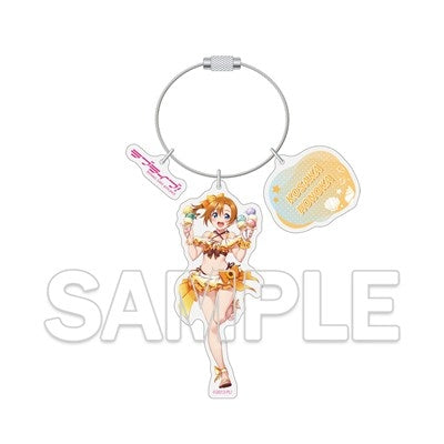 (Goods - Keychain) Love Live! Series Wire Ring Acrylic Keychain - Honoka Kosaka