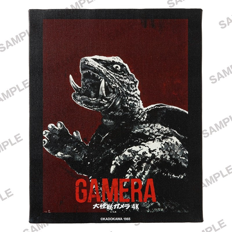 (Goods - Art) Gamera 60th Anniversary New Poster F3-sized Canvas Art - Gamera, the Giant Monster ①